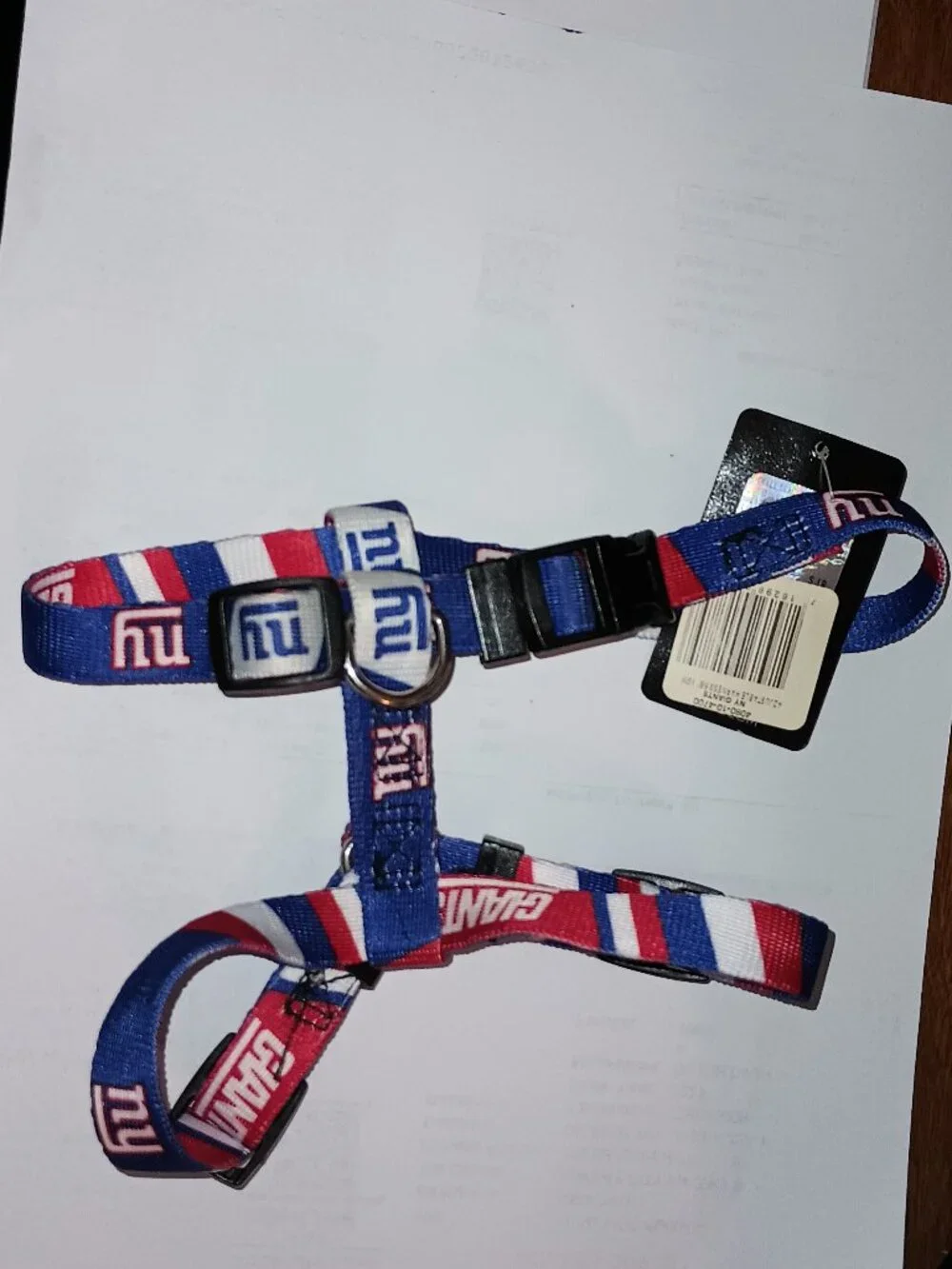 NEW New York Giants NFL Adjustable Pet Harness XS